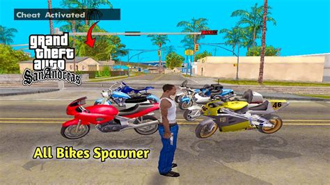 gta san andreas bike cheat|GTA San Andreas Bike spawn cheat codes .